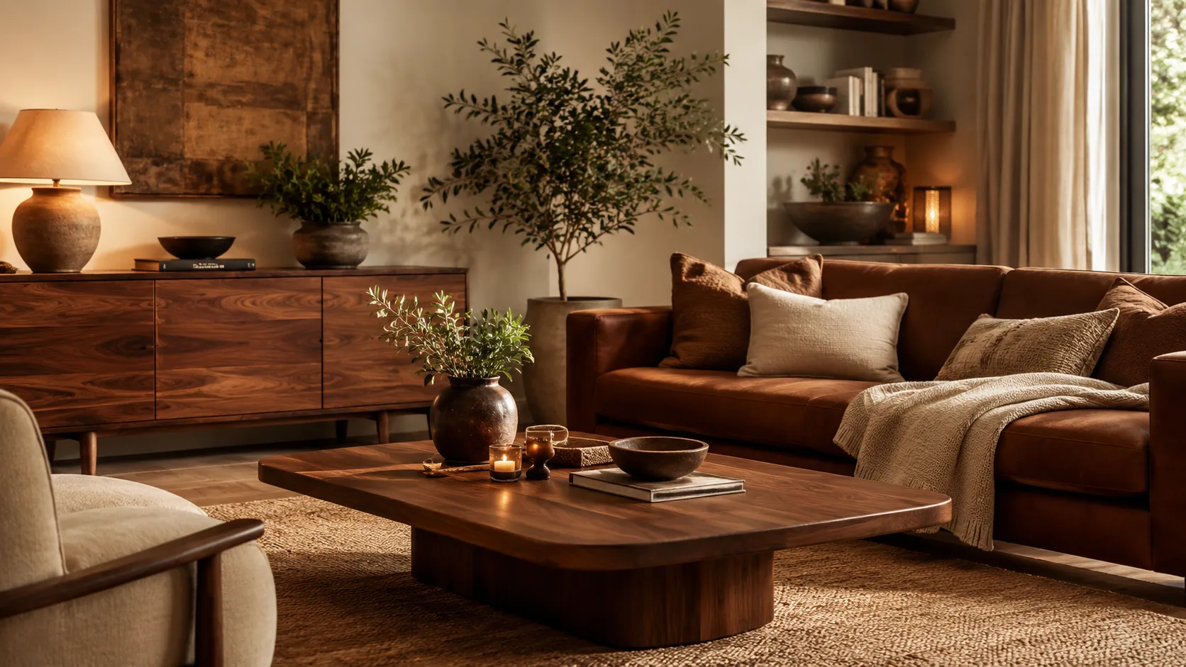 Brown Furniture Trend Makes Homes Feel Warmer