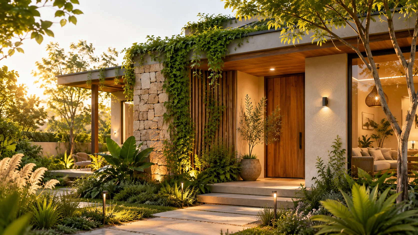 Nature-Merged Exteriors for Calmer Homes